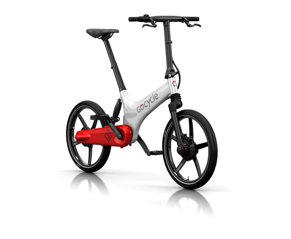 Bicicleta Eléctrica Gocycle GS - Blanco/Rojo - W&W Movilidad para tu ciudad