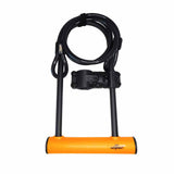 Candado U-Loock largo con piola y soporte Onwheels