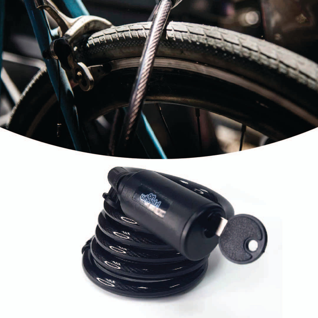Candado espiral con llave 12 x 150 Onwheels