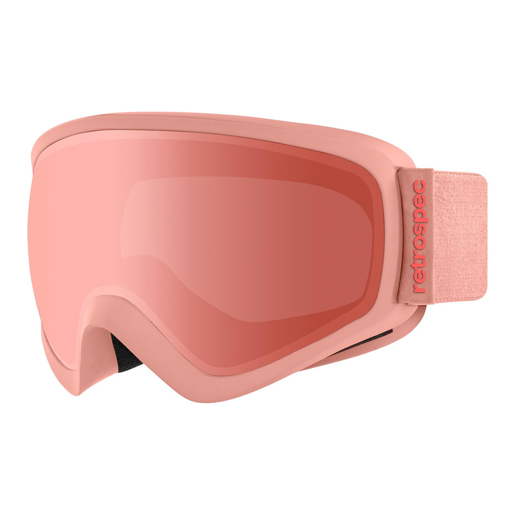 Antiparras Ski & Snowboard Infantil Dipper - Matte Blush Ruby