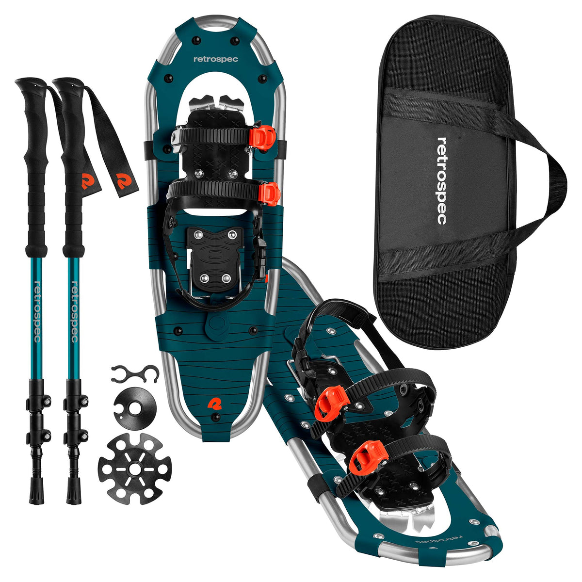Kit de Raquetas de Nieve con Bastones Drifter - Superior Blue