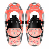Kit de Raquetas de Nieve Infantil con Bastones Drifter - Blush