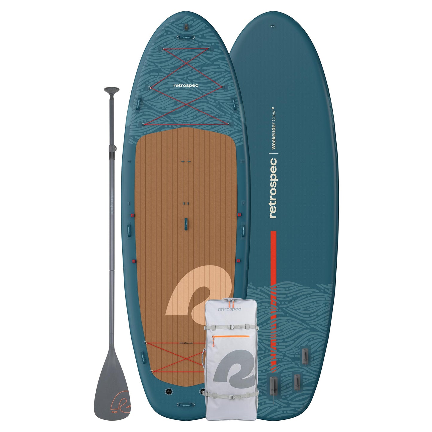 Tabla de Stand Up Paddle Inflable Retrospec Weekender Crew XL - 15' (4-5 personas)