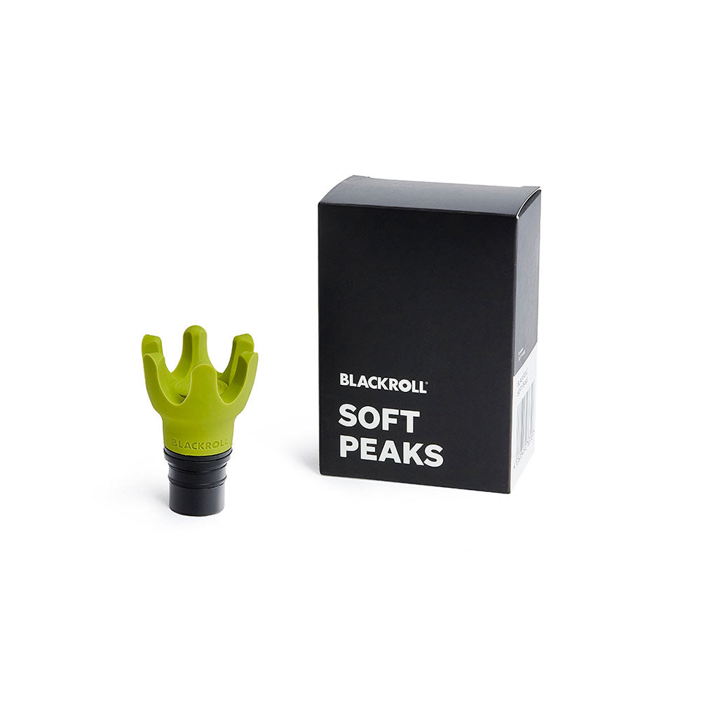Accesorio de Silicona para Pistola de Masaje, Ideal para Cuello, Mandíbula y Articulaciones – Blackroll Soft Peaks