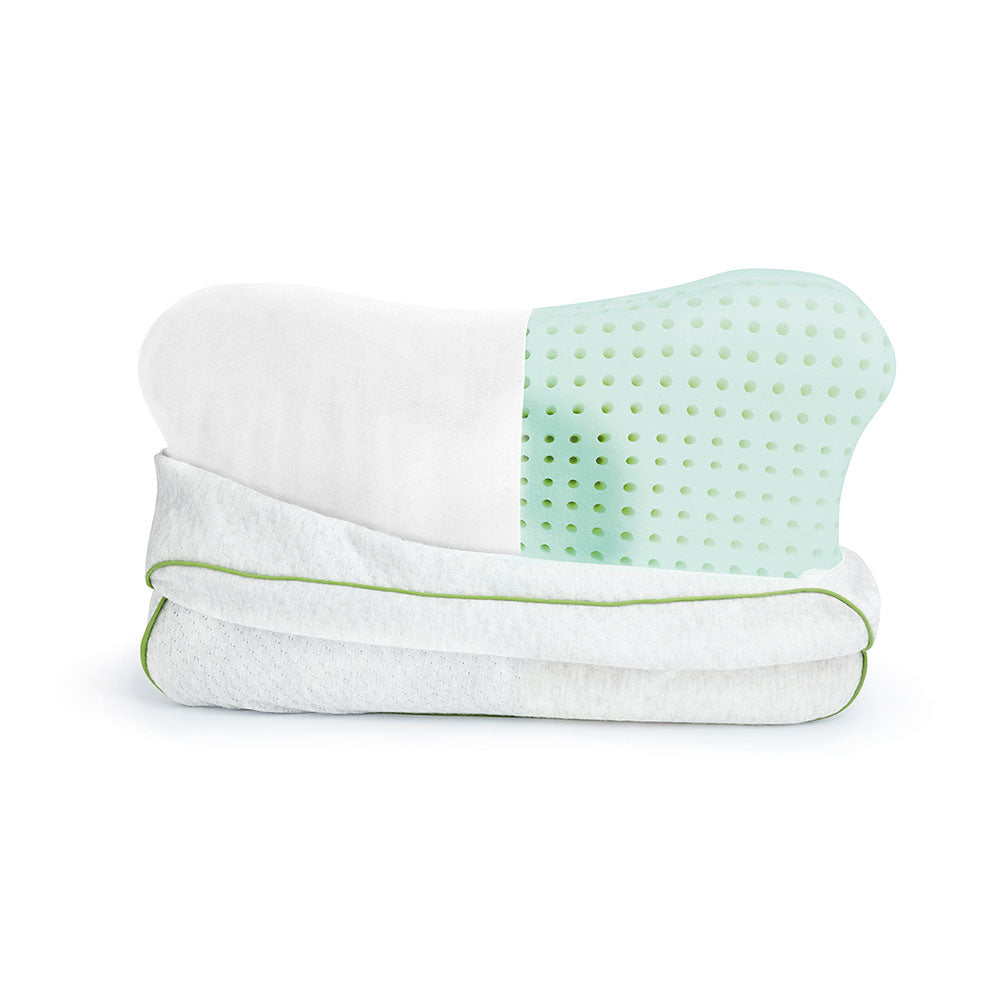 Almohada Ergonómica Ortopédica con Espuma Viscoelástica Enrollable – Blackroll Recovery Pillow
