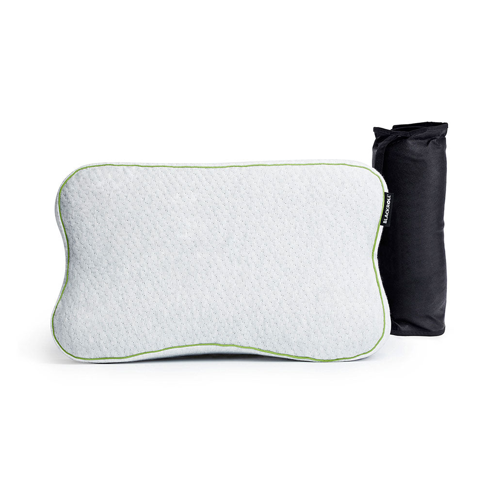 Almohada Ergonómica Ortopédica con Espuma Viscoelástica Enrollable – Blackroll Recovery Pillow