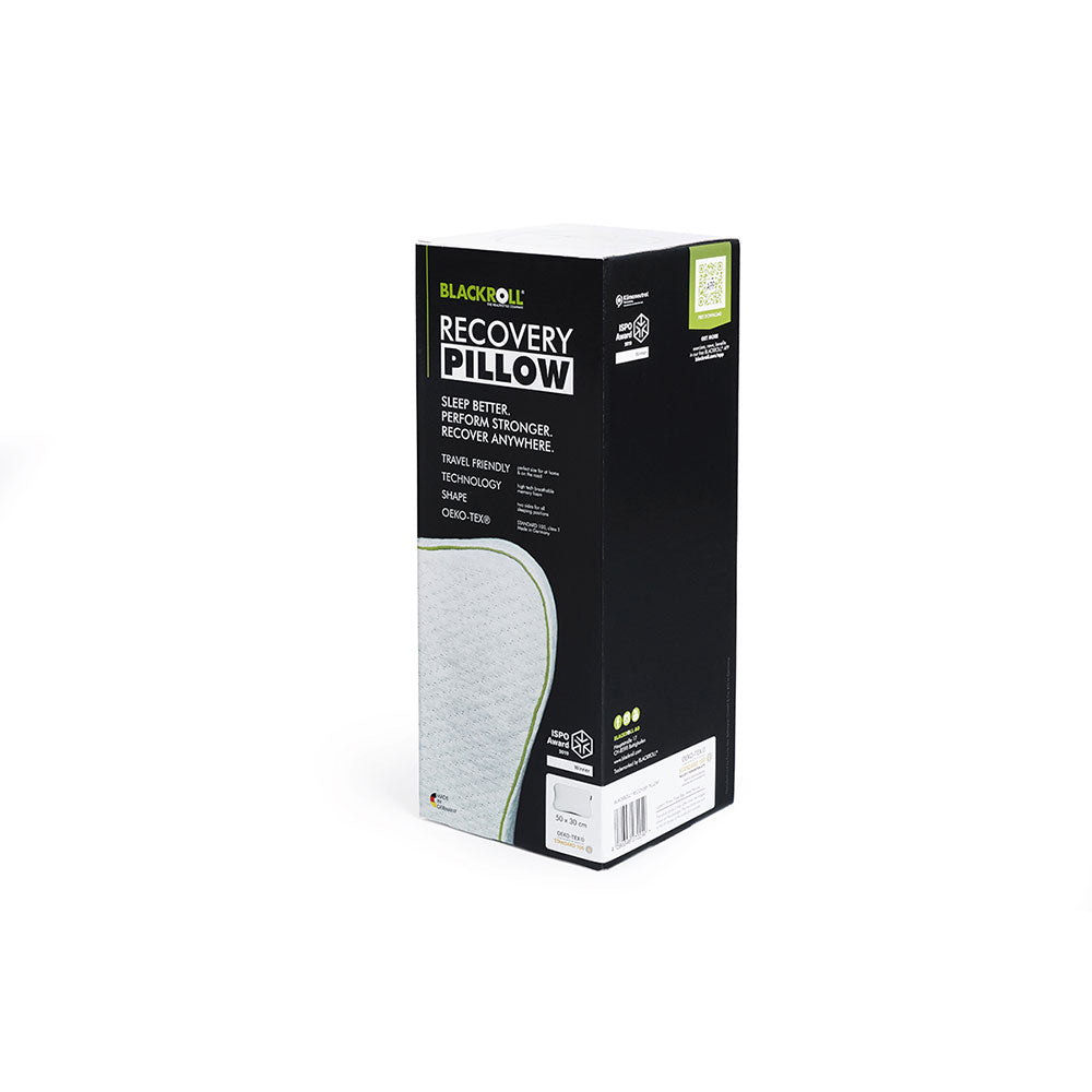 Almohada Ergonómica Ortopédica con Espuma Viscoelástica Enrollable – Blackroll Recovery Pillow