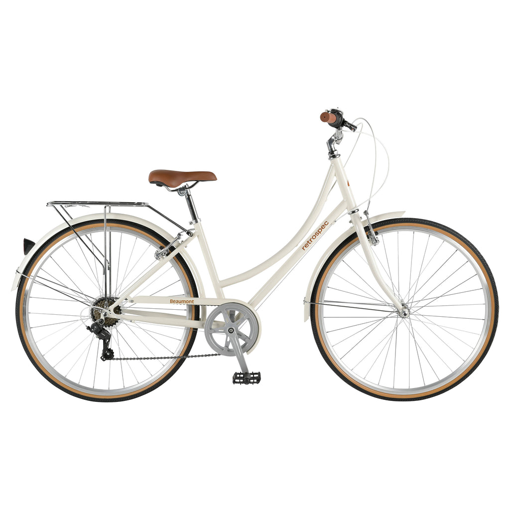 Bicicleta de Paseo con Cuadro Bajo, Aro 700C y 7 Velocidades – Retrospec Beaumont Step Through 2