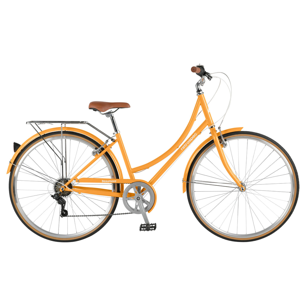 Bicicleta de Paseo con Cuadro Bajo, Aro 700C y 7 Velocidades – Retrospec Beaumont Step Through 2