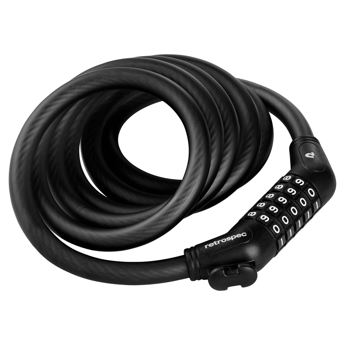 Candado de Cable Grizzly Plus con soporte Retrospec - 12mm x 183 cm