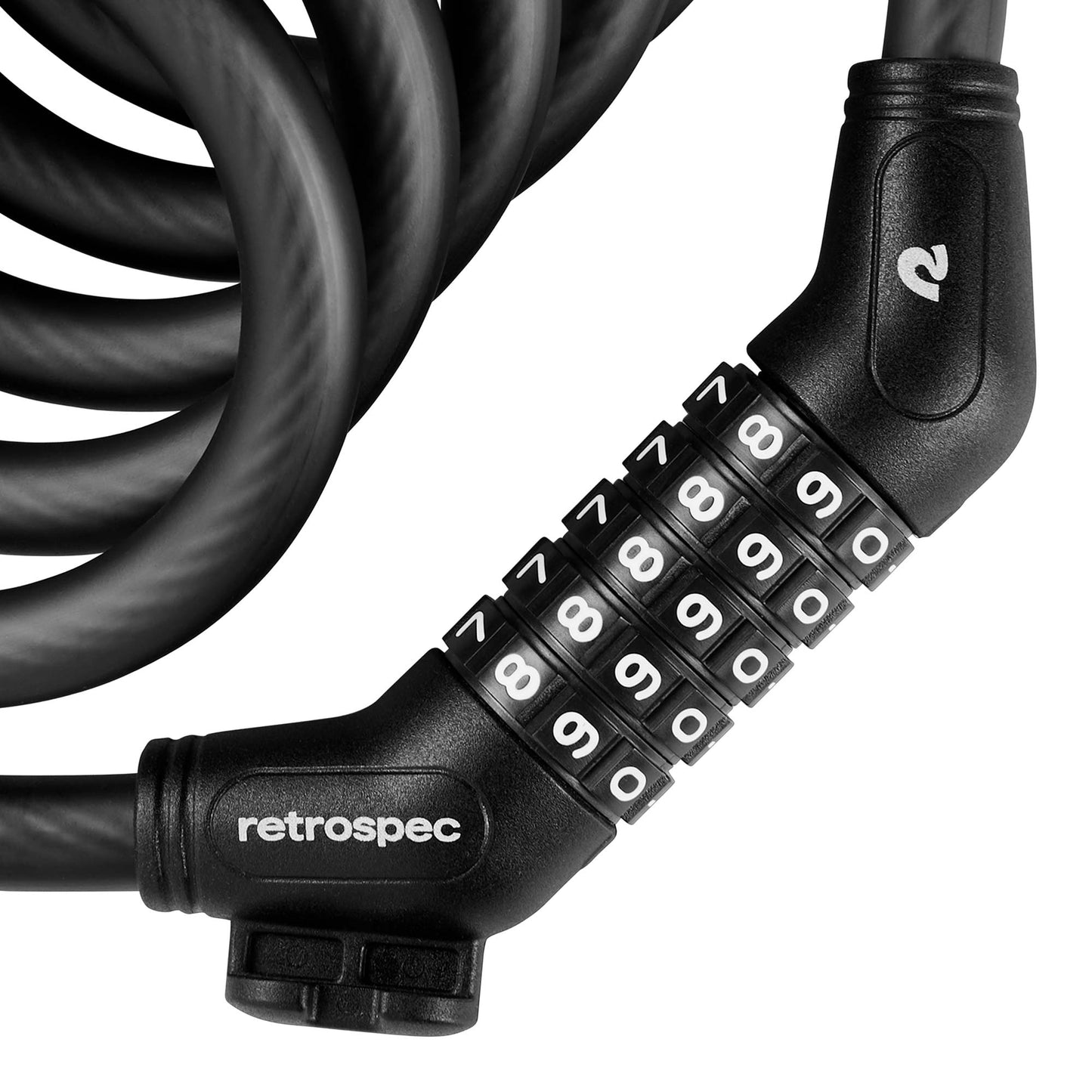 Candado de Cable Grizzly Plus con soporte Retrospec - 12mm x 183 cm