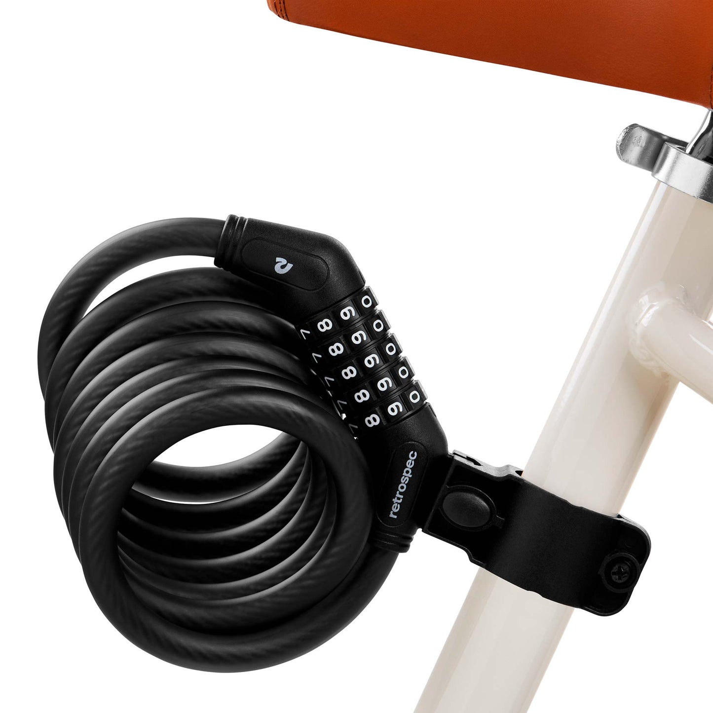 Candado de Cable Grizzly Plus con soporte Retrospec - 12mm x 183 cm