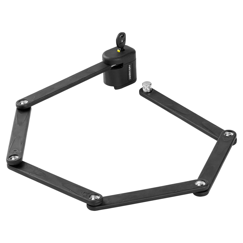 Candado Plegable para Bicicleta Fortitude con Soporte - 5mm