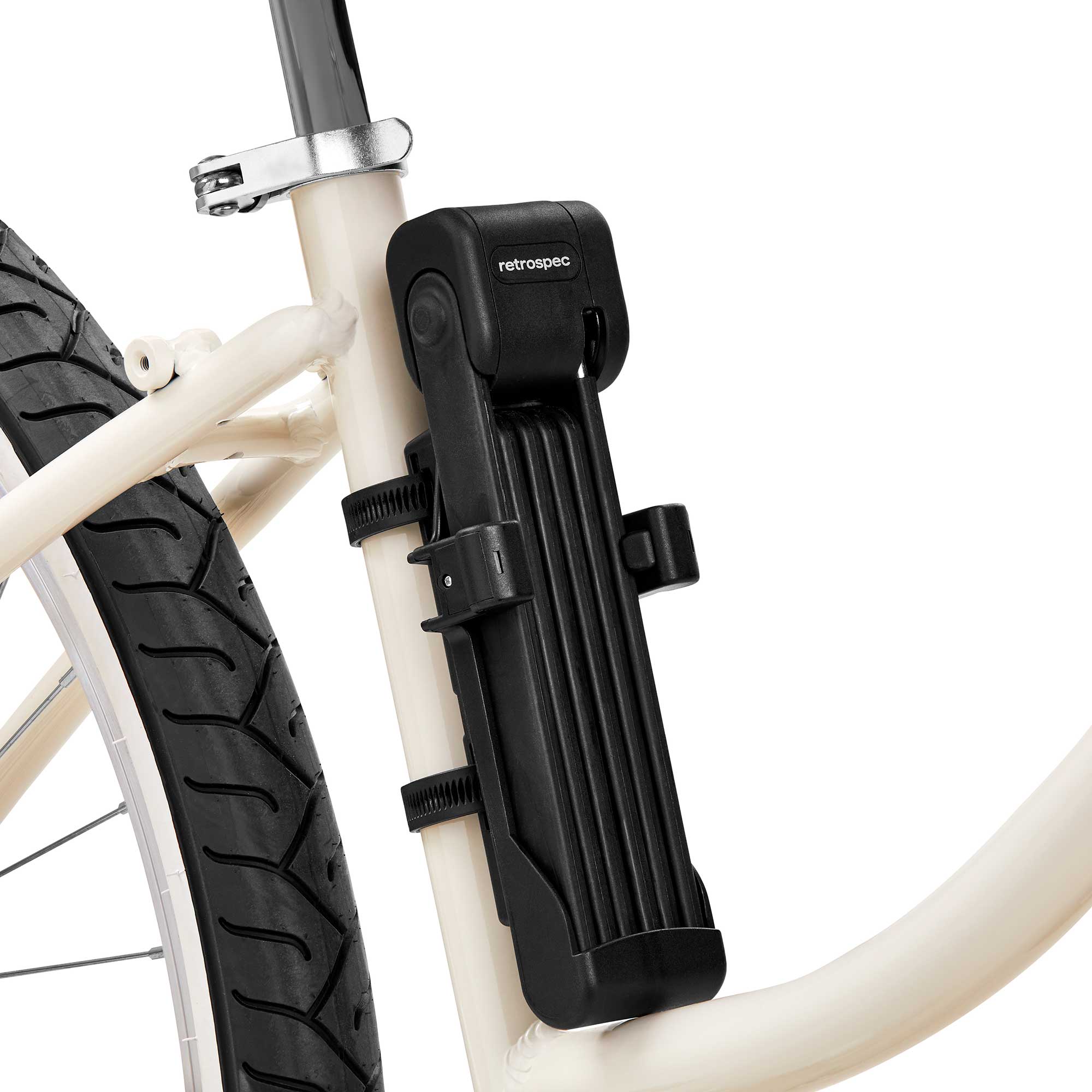 Candado Plegable para Bicicleta Fortitude con Soporte - 5mm