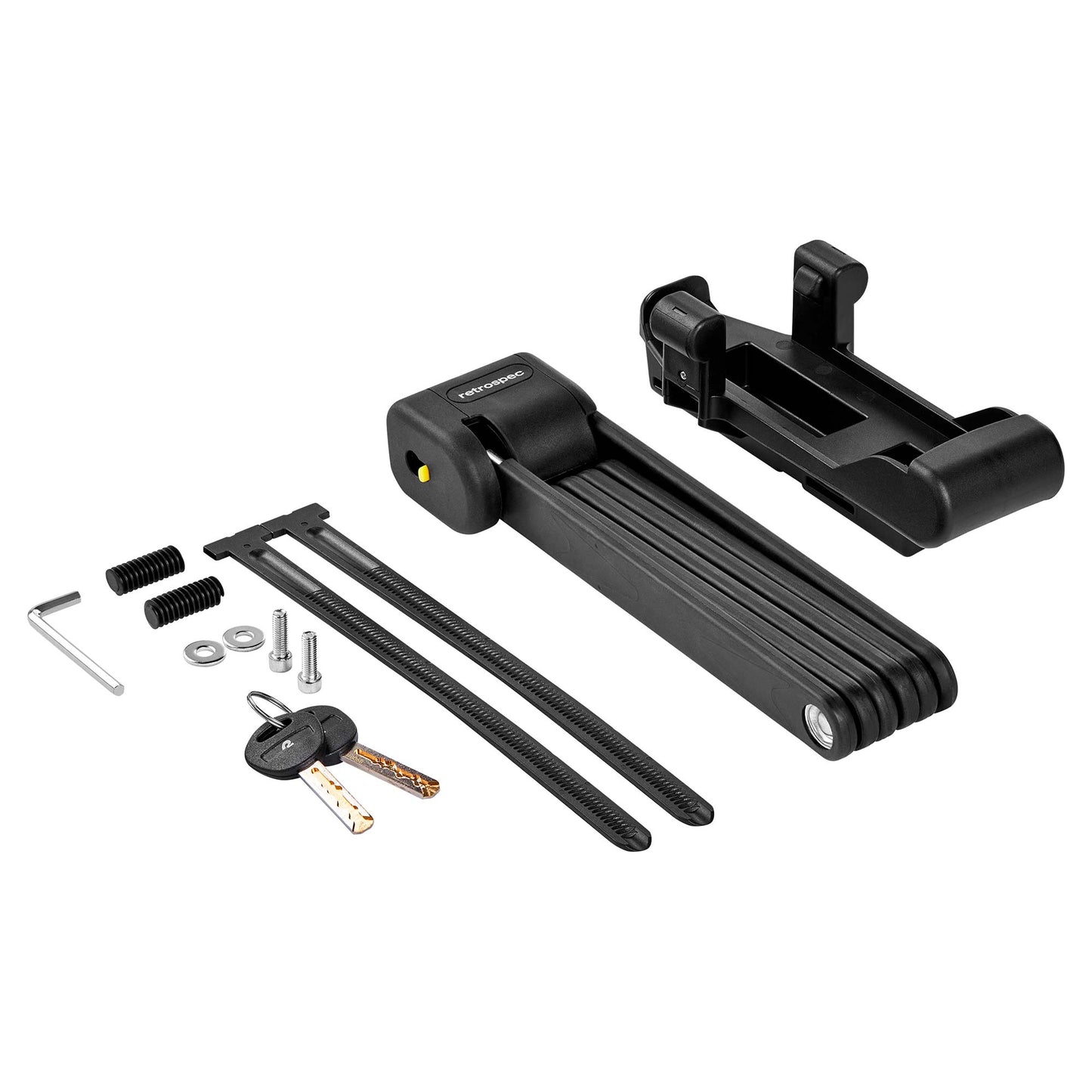 Candado Plegable para Bicicleta Fortitude con Soporte - 5mm