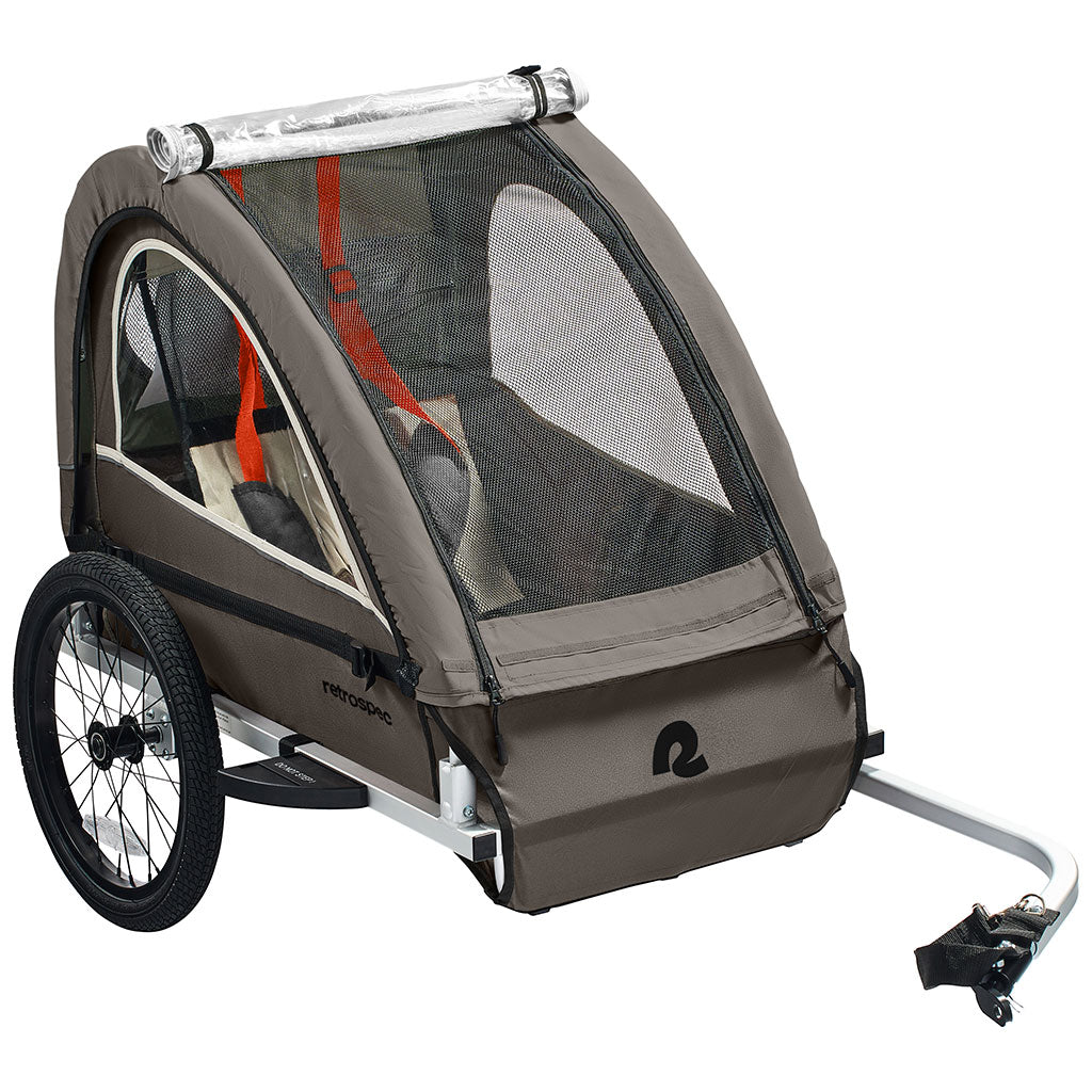 Carrito de Paseo Infantil para Bicicleta (1 Pasajero) – Retrospec Rover Plus
