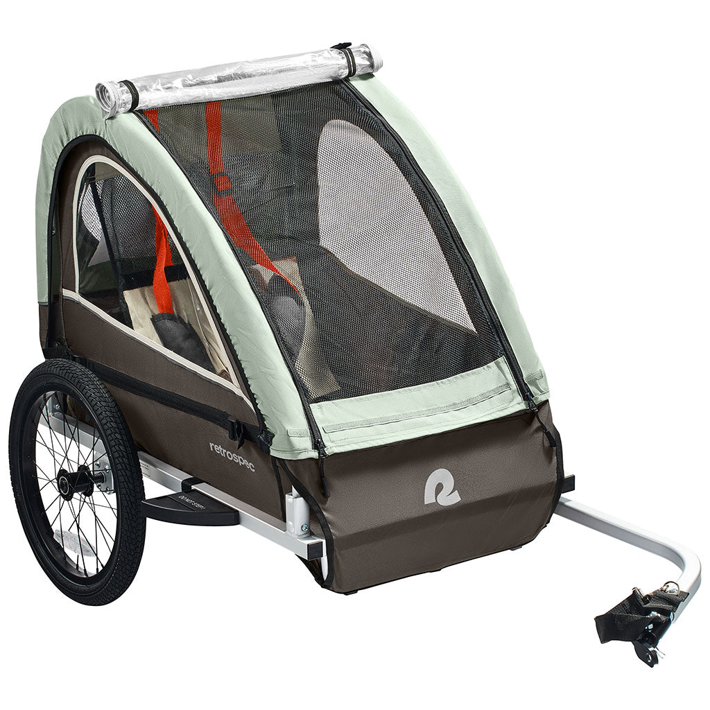 Carrito de Paseo Infantil para Bicicleta (1 Pasajero) – Retrospec Rover Plus