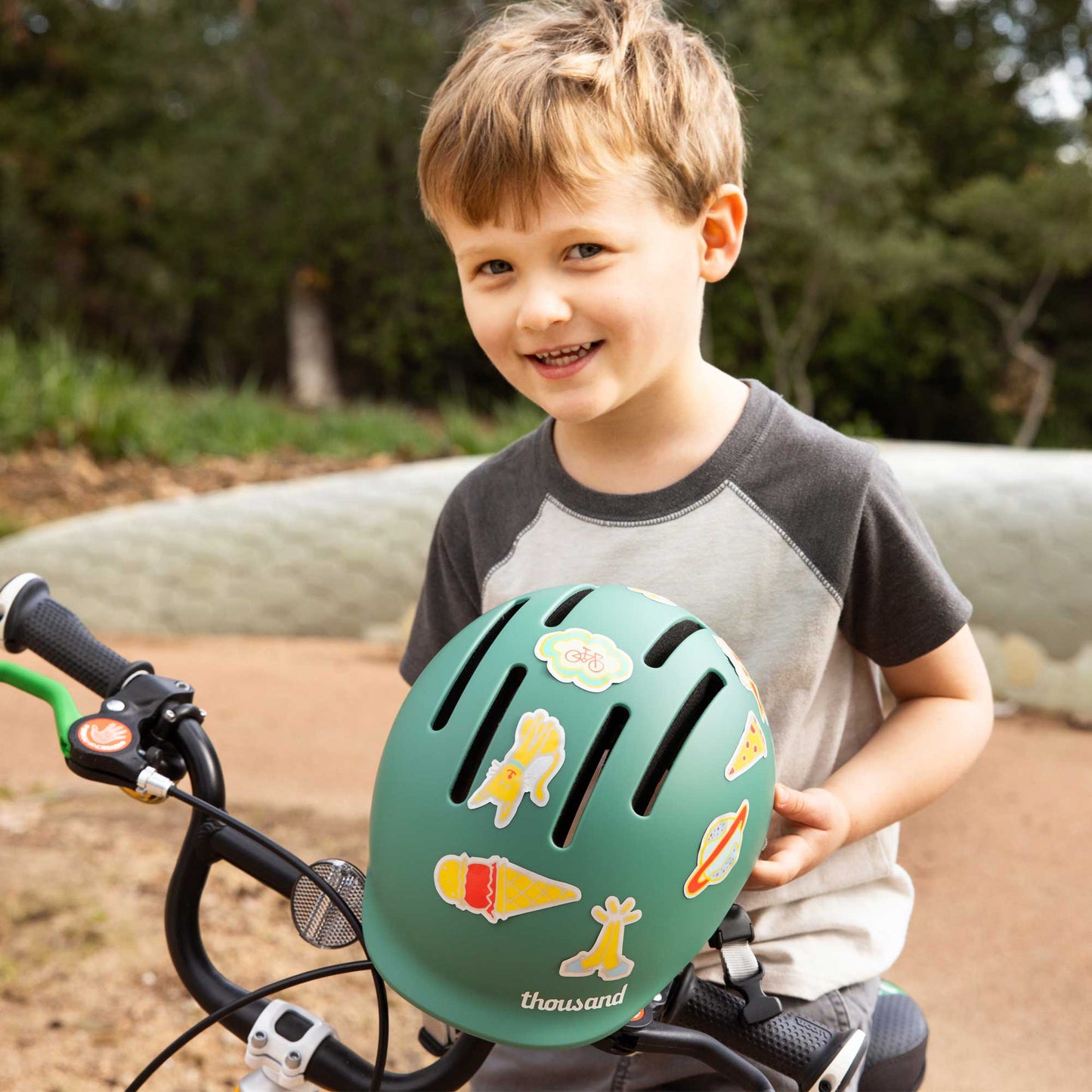 Casco de Bicicleta y Skate Bebé Thousand Jr. (1-3 años)