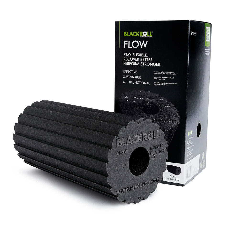 Rodillo de Espuma con Ranuras Direccional para Automasaje y Recuperación – Blackroll Flow