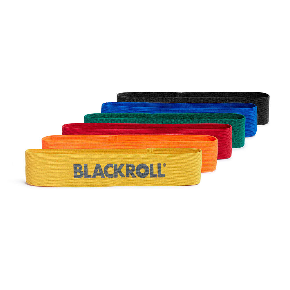 Set de Bandas de Resistencia para Entrenamiento de Piernas y Glúteos – Blackroll Loop Band x6