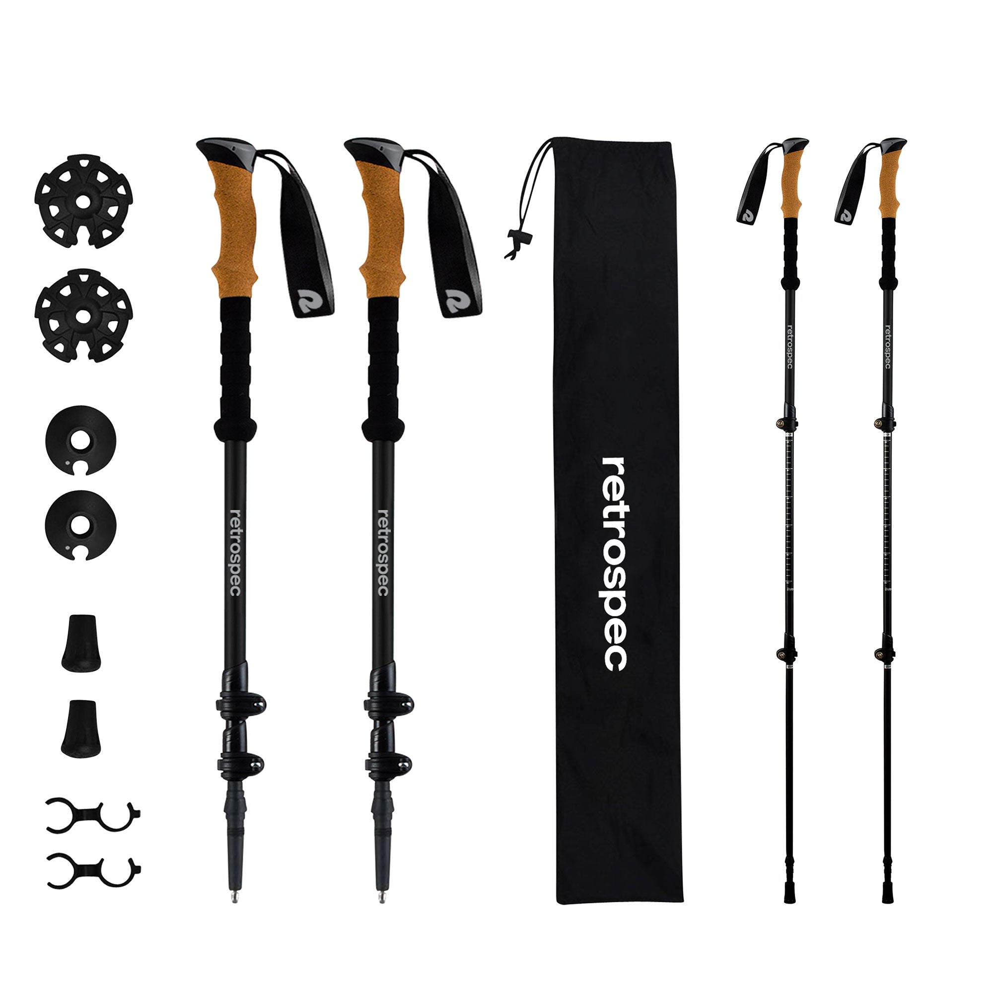 Bastones Trekking Solstice - Matte Black