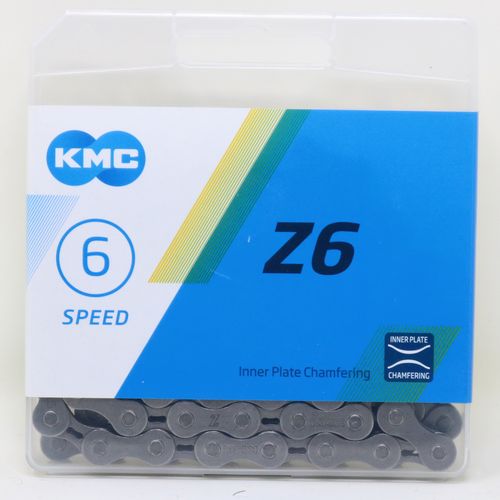 Cadena KMC 1/2 x 3/32 Z6 Silver