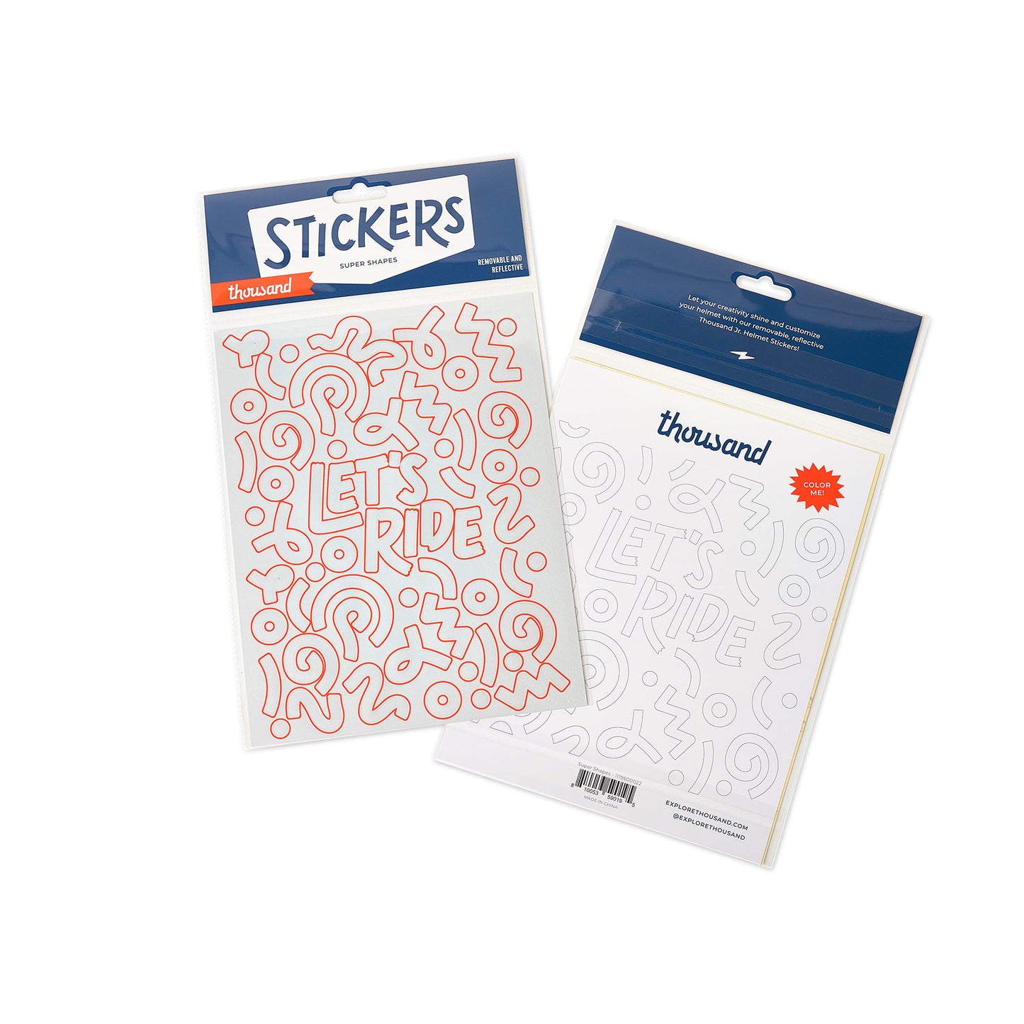 Stickers Reflectantes Cascos Thousand
