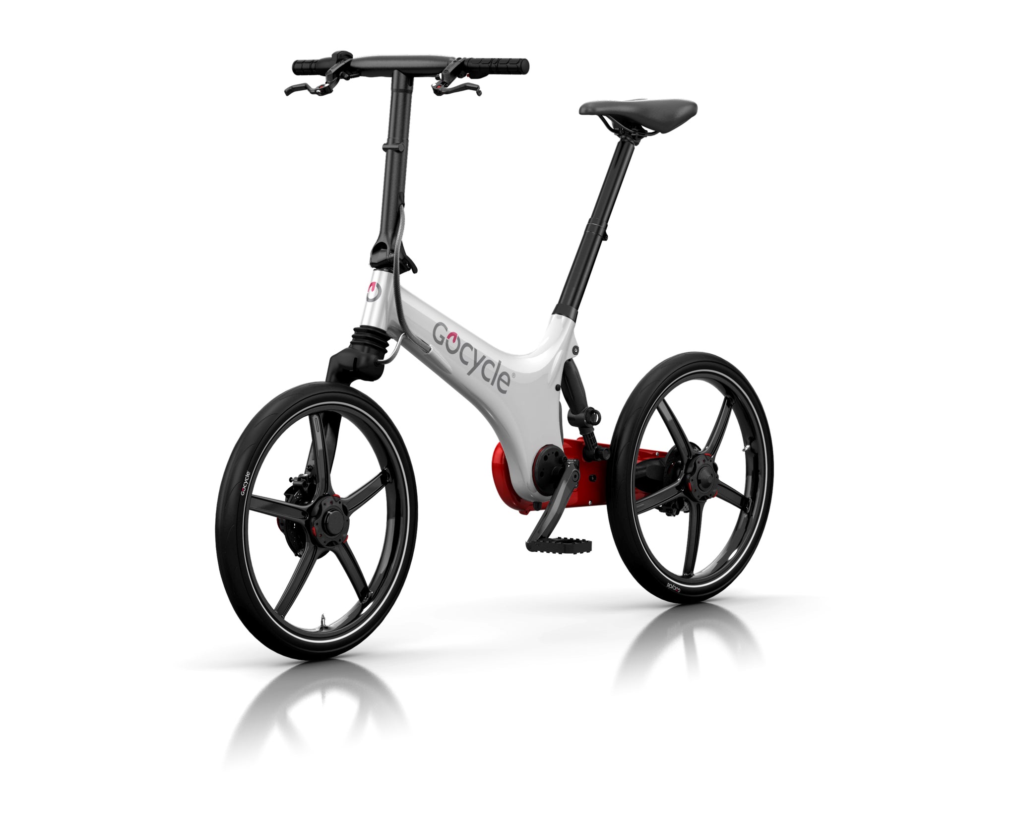 Bicicleta Eléctrica Gocycle GS - Blanco/Rojo - W&W Movilidad para tu ciudad