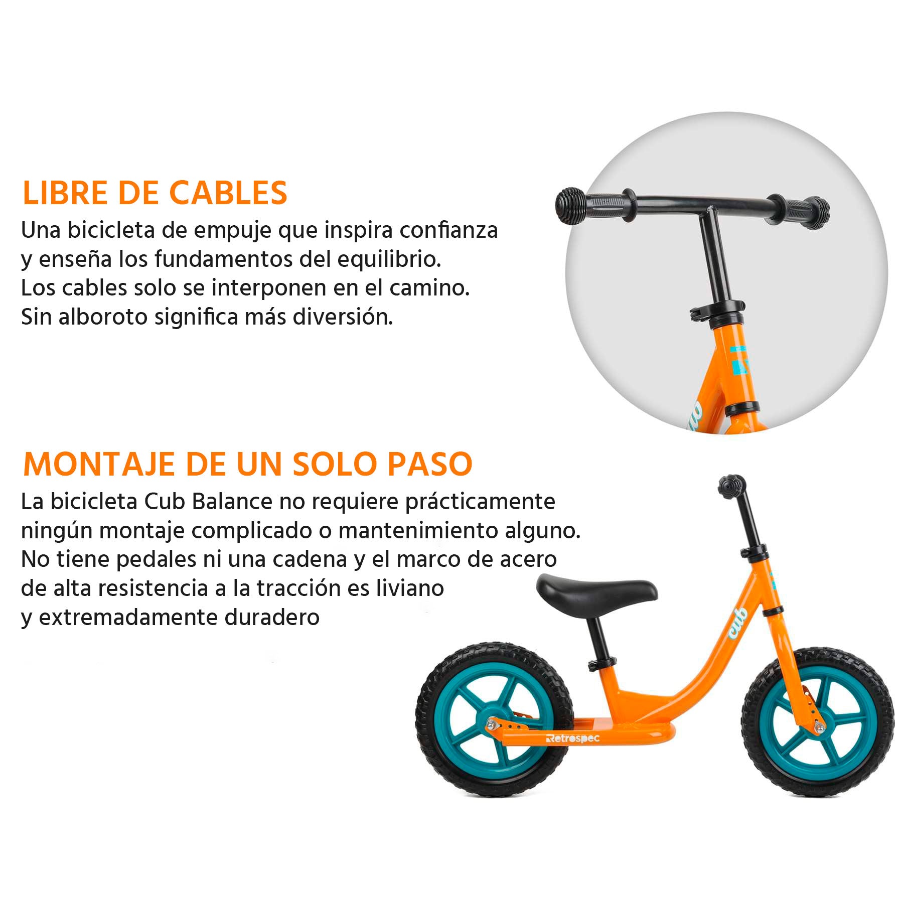 Bicicleta de Balance Cub Aro 12 (2-3 años) (Legacy)