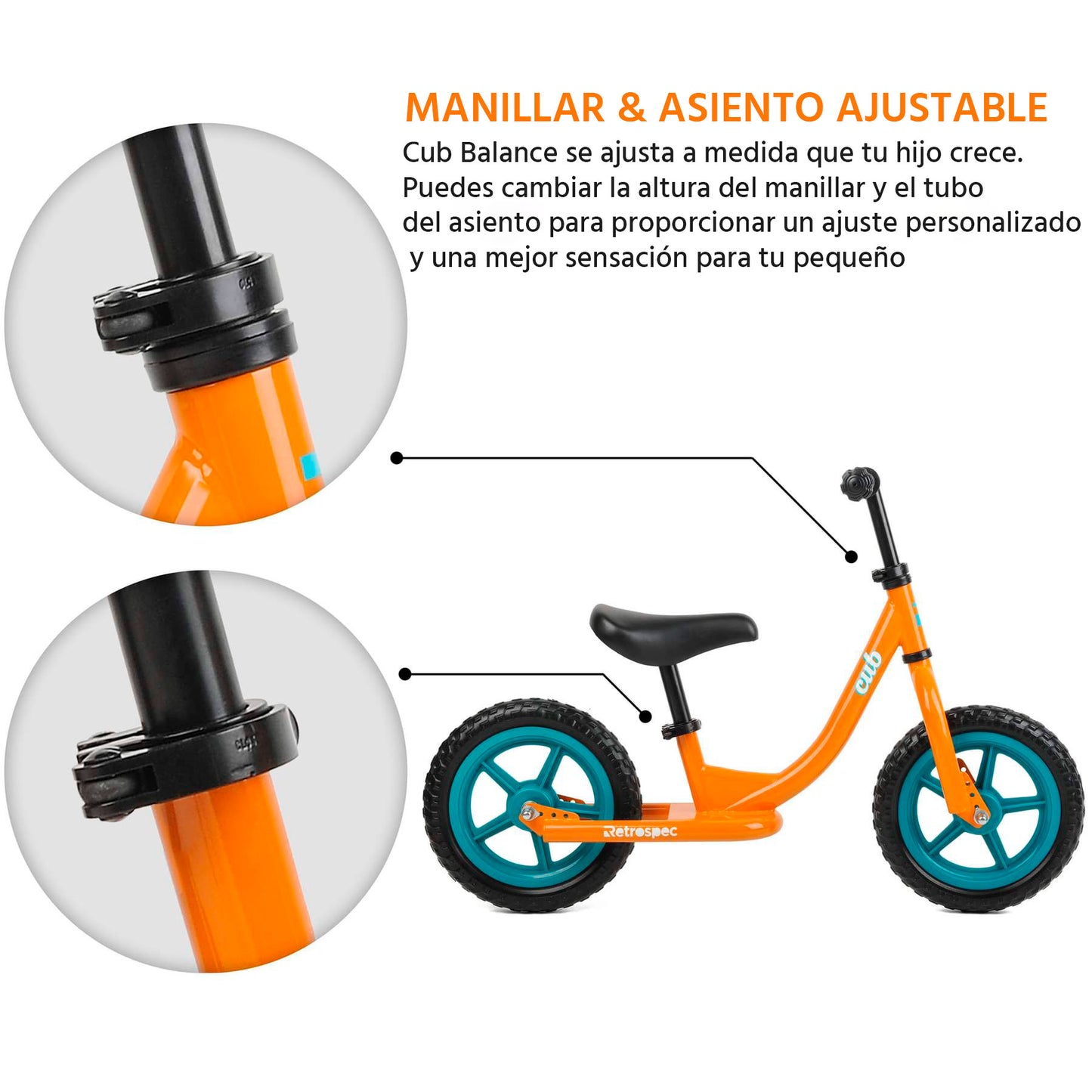 Bicicleta de Balance Cub Aro 12 (2-3 años) (Legacy)