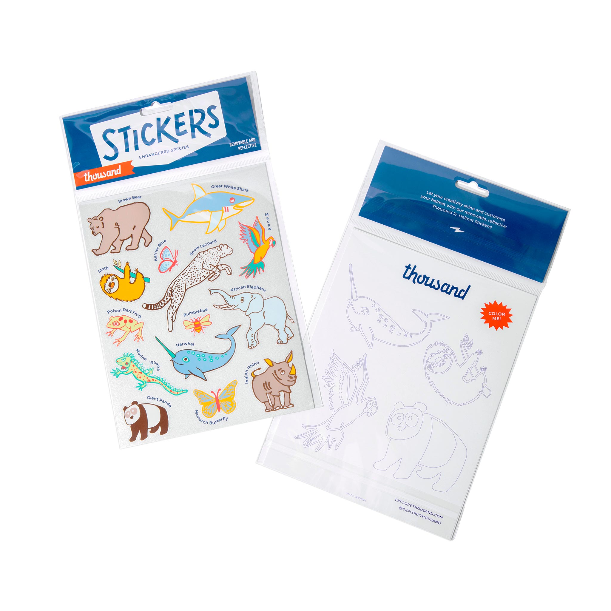 Stickers Reflectantes Cascos Thousand